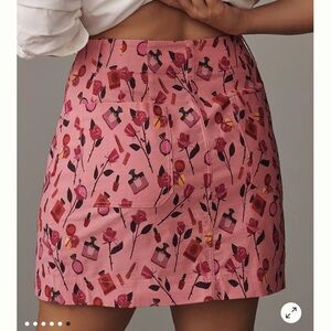 Maeve Pink Floral The Anisa Makhoul Colette Mini Skirt